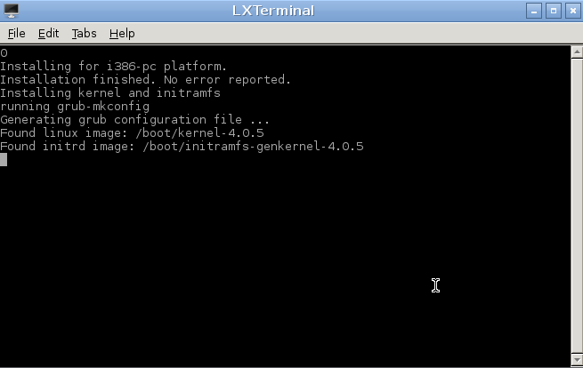 Linuxconsole final stages