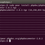 PhpDocumentor installation complete