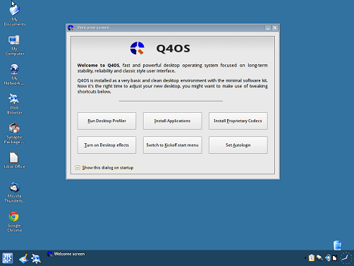 Getting started with the installation of Q4OS