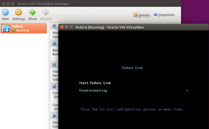 Starting the VM