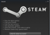 Steam main page