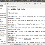 Wikidpad Main