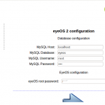 eyeos DB configuration