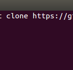 git clone