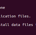 install user data files