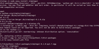 installed simplegui