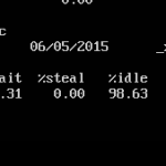 iostat -c