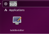 launch Subtitleeditor