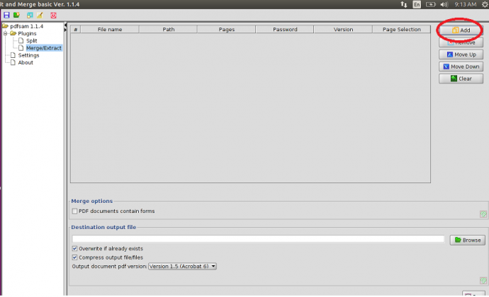 Install Pdf Sam Split and Merge PDF files with PDFSam On Ubuntu Linux 15.04 ...