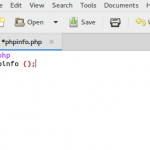 phpinfo file