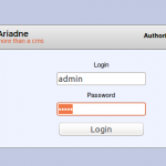 Ariadne Admin Login