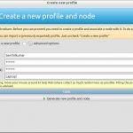 Create new profile_001