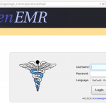 Load OpenEMR