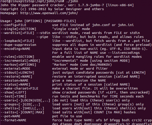 How to Install “John the Ripper” On Linux – A Free Password Cracker ...