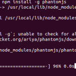 Install PhantomJs