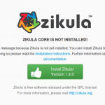 Install Zikula