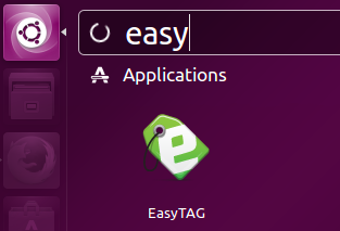 EasyTAG  Launch