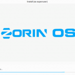 Zorin OS installing