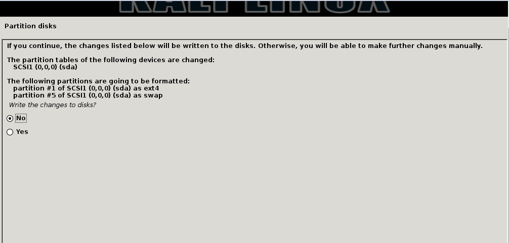 Kali Linux 2 Install