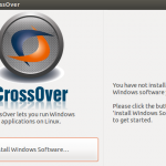 CrossOver Install program