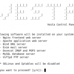 Vesta Installing