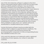 Citrix Receiver License