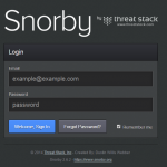 Snorby-login-page