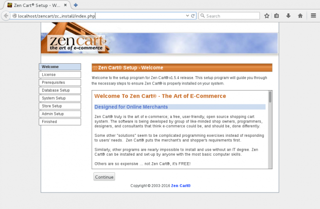 How To Install Zen Cart On CentOS 7 Linux | Unixmen