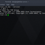 php version