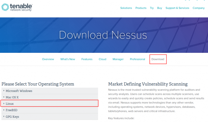 Nessus Download