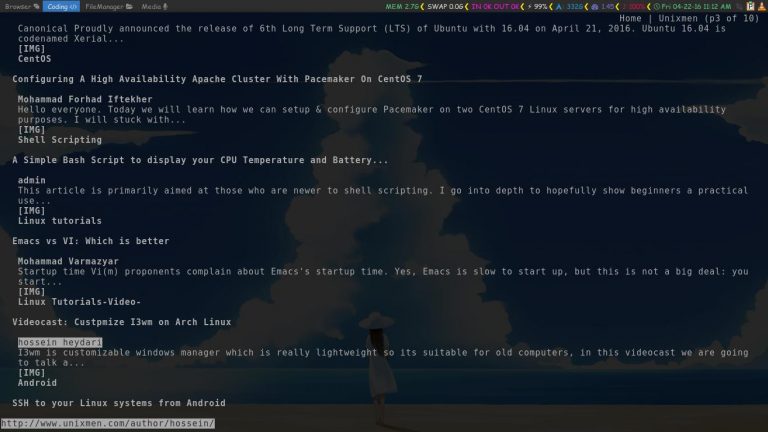 Minimal Tools on Arch Linux | Unixmen