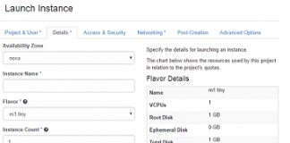 Openstack instances Featured