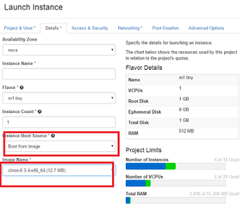 Openstack instances Featured