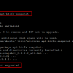 btrfs-snapshot package