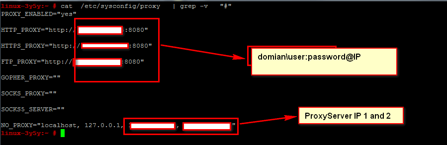 cmd proxy config