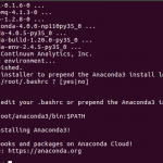 Andaconda install