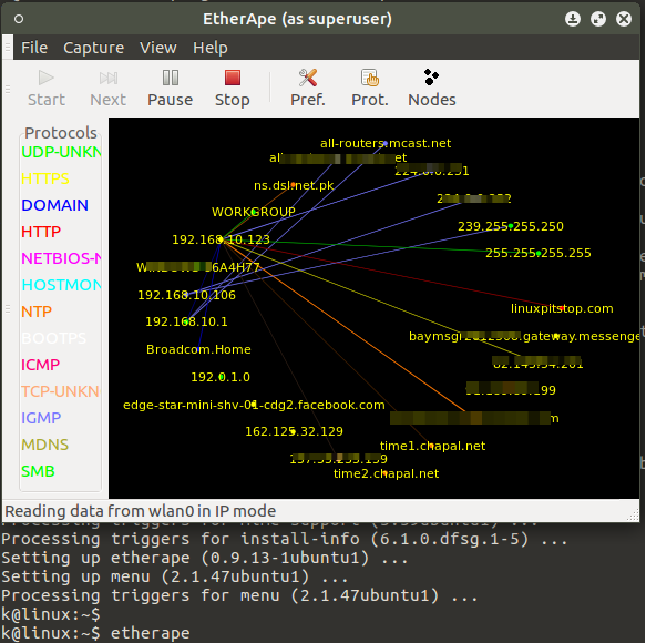 installing EtherApe | Unixmen
