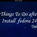 fedora 24 things