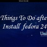 fedora 24 things