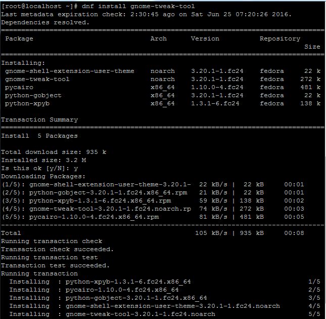 gnome tweak tool