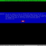 Nvidia installation screen