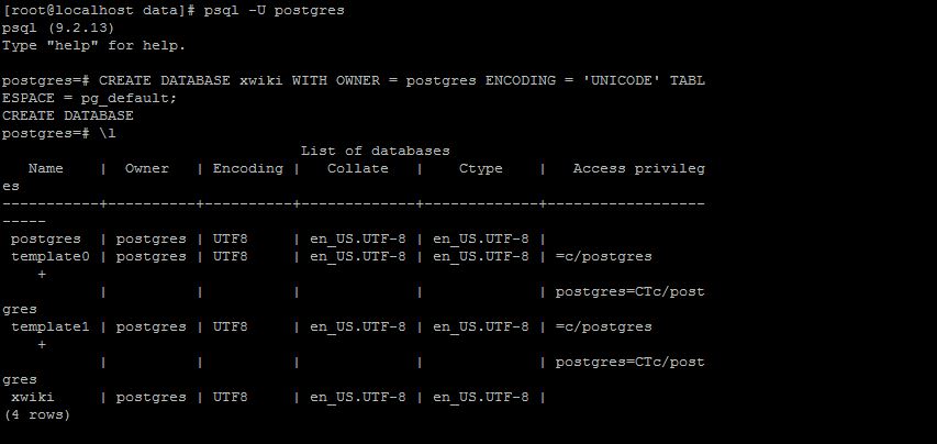 postgresql database