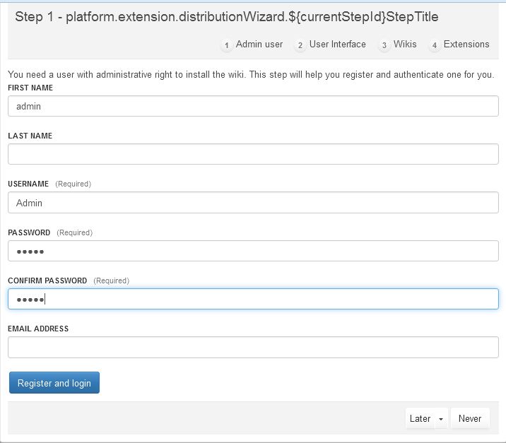 xwiki distribution 1