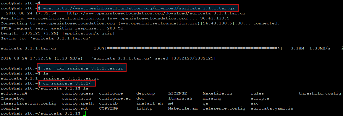 download suricata