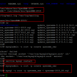 mysql setup