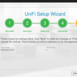 unifi setup finish