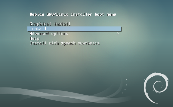 Debian Installer Force Text Mode Debian Installer Force Text Mode