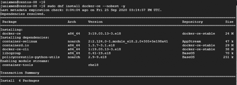 centos 8 install docker centos 8 install docker