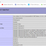 PHP7.3 info page