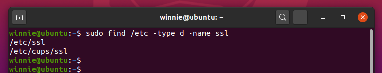 search for a specific directory